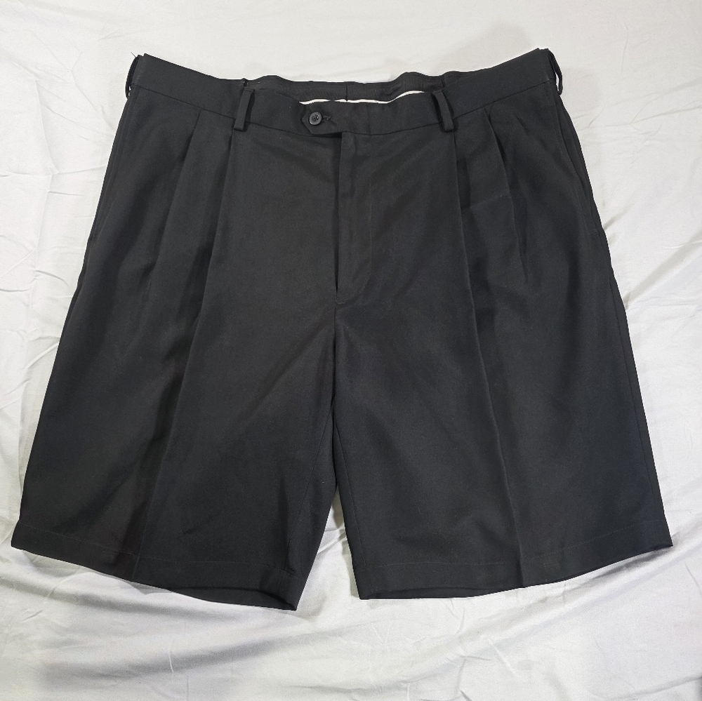 Jos. A. Bank Black Pleat Front Men's Traveler Shorts